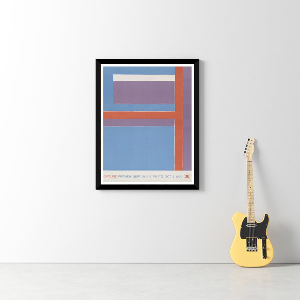 MidCentury Vintage Art Poster, "Bireline Preview", Circa 1965 AllModern